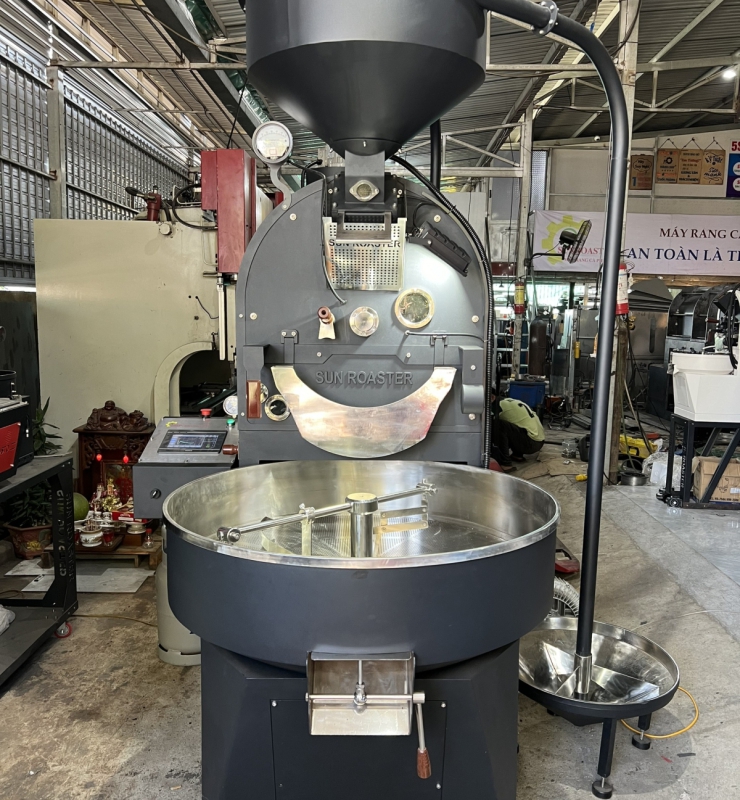MÁY RANG CÀ PHÊ 15KG/MẺ, BÁN HOT AIR, TỰ ĐỘNG (S15AUTO)