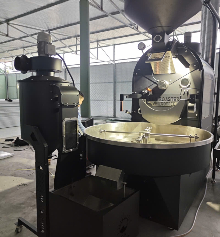 MÁY RANG CÀ PHÊ SUNROASTER 60KG/MẺ BẢN TỰ ĐỘNG