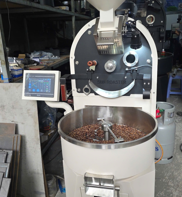 MÁY RANG CÀ PHÊ SUNROASTER 3KG/MẺ TỰ ĐỘNG