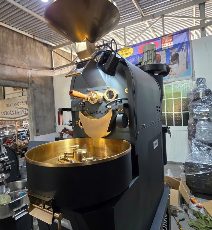 MÁY RANG CÀ PHÊ SUNROASTER 1.2KG/MẺ TỰ ĐỘNG
